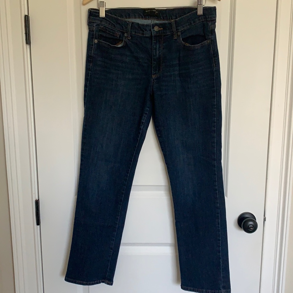Banana Republic Women’s Straight Fit Jeans Blue 12